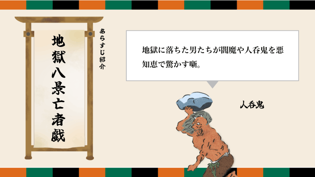 落語「地獄八景亡者戯」のあらすじを優しく解説! - 落語のごくらく